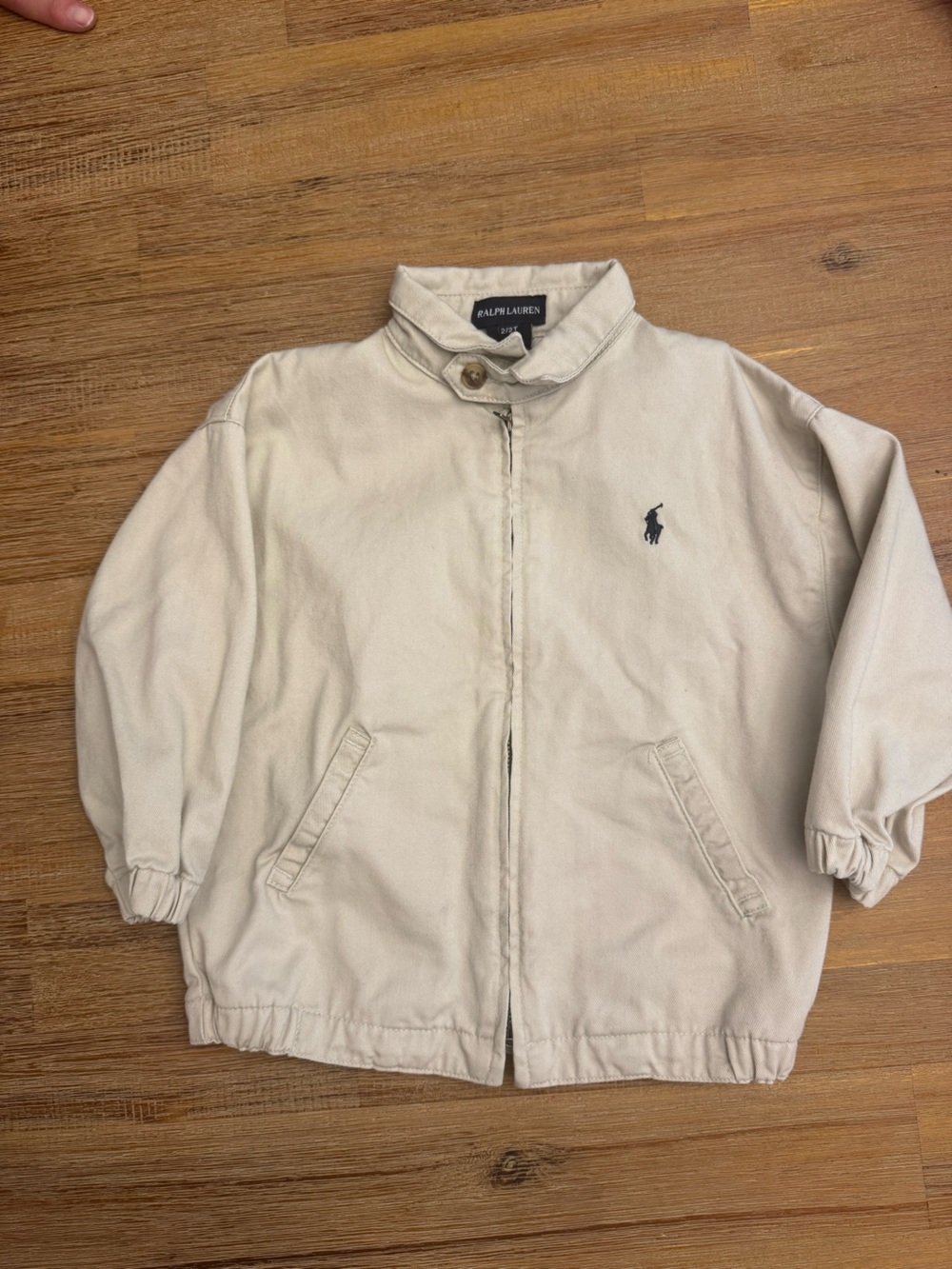 Ralph Lauren Cream Harrington-Style Kids Jacket 2T - Picture 1 of 2